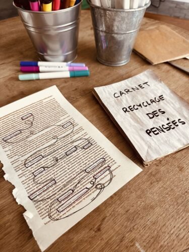 carnet recyclage pensées
